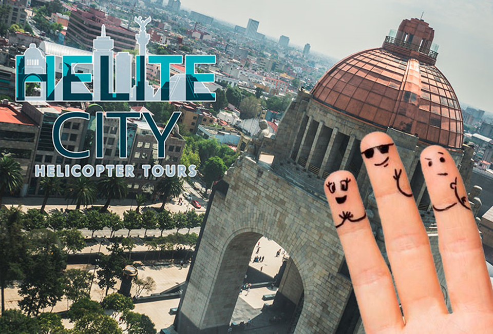 Helite City | Recorrido en helicóptero sobre la Ciudad de México